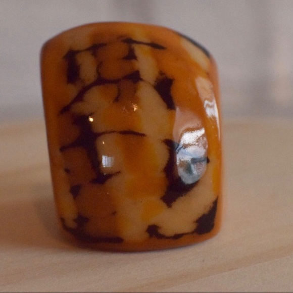 Handmade Ring in Tagua Size 10 Unisex. - Picture 5 of 10